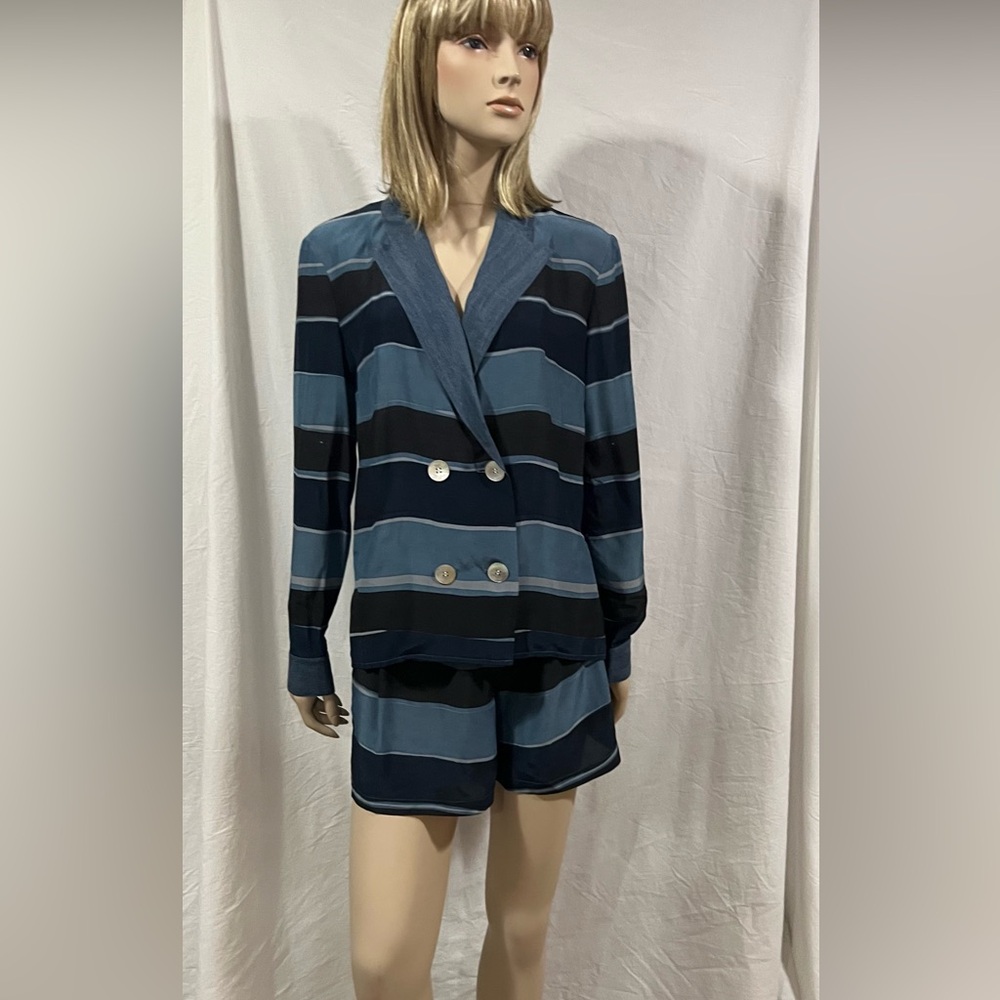 Armani silk blazer and Bermuda shorts set 6